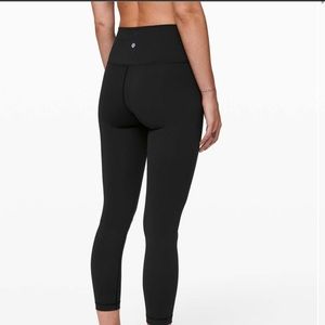 Lululemon Wunder Under High-Rise Tight 25" *Full-On Luxtreme in Black Size 6